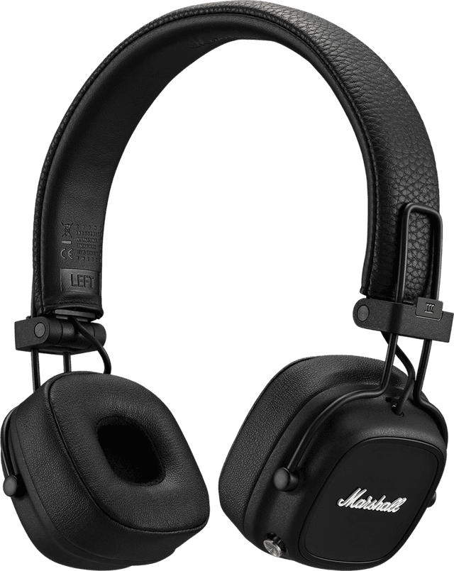 MARSHALL Major IV BT 192258 On-ear Draadloze hoofdtelefoon Zwart