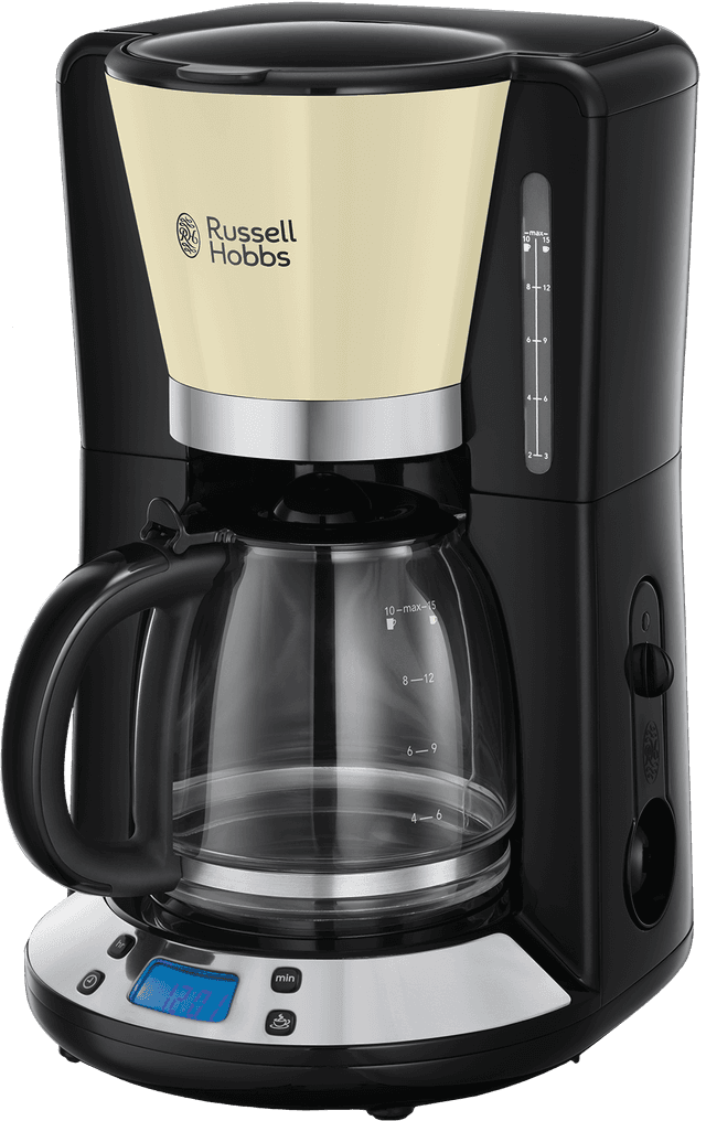 RUSSELL HOBBS 24033-56 Colours Plus+ - Koffiezetapparaat met Glazen kan - Beige