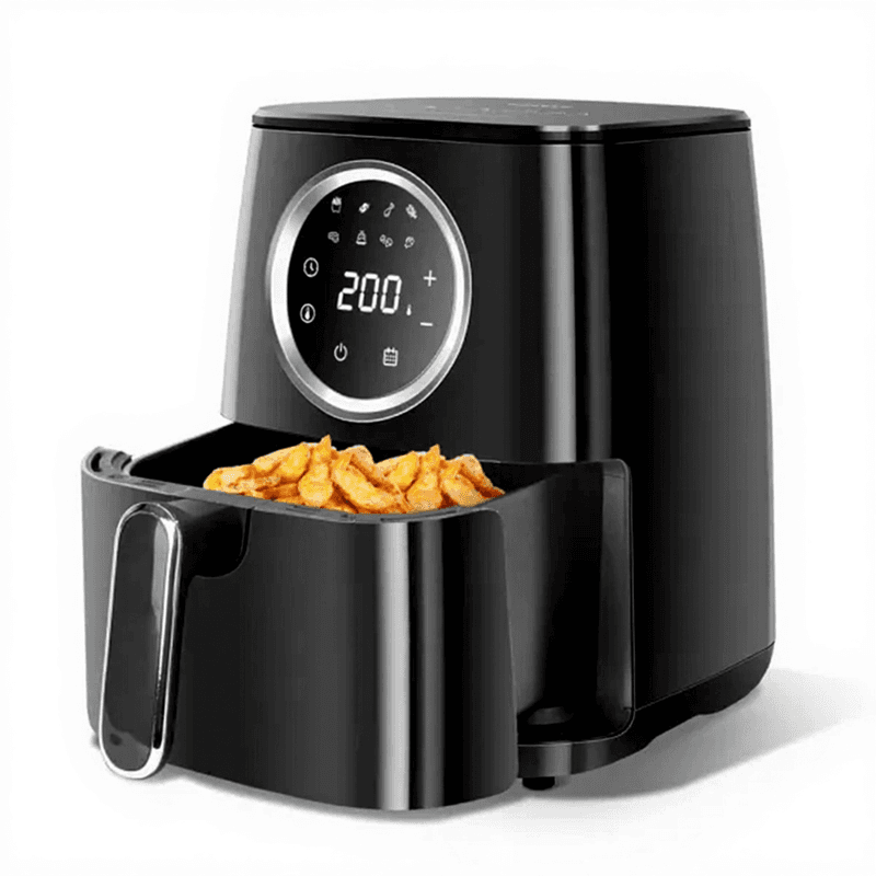 Aigostar 1400 W 4,2 L elektronische heteluchtfriteuse timingregeling antiaanbaklaag led-aanraakbediening — afbeelding 1
