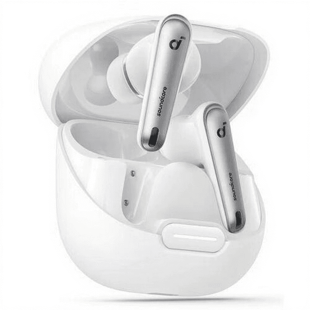Soundcore Liberty 4 NC draadloze in-ear oordopjes voor bellen/muziek Bluetooth wit
