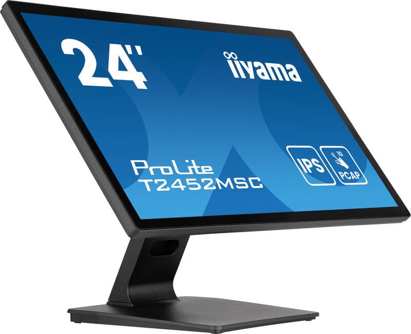 iiyama ProLite T2452MSC-B1AG computermonitor 60,5 cm (23.8") 1920 x 1080 pixels Full HD LED touchscreen zwart — afbeelding 1