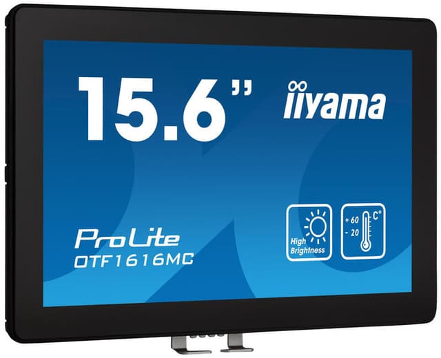 iiyama OTF1616MC-B1 computermonitor 39,6 cm (15.6") 1920 x 1080 pixels Full HD LCD aanraakscherm zwart