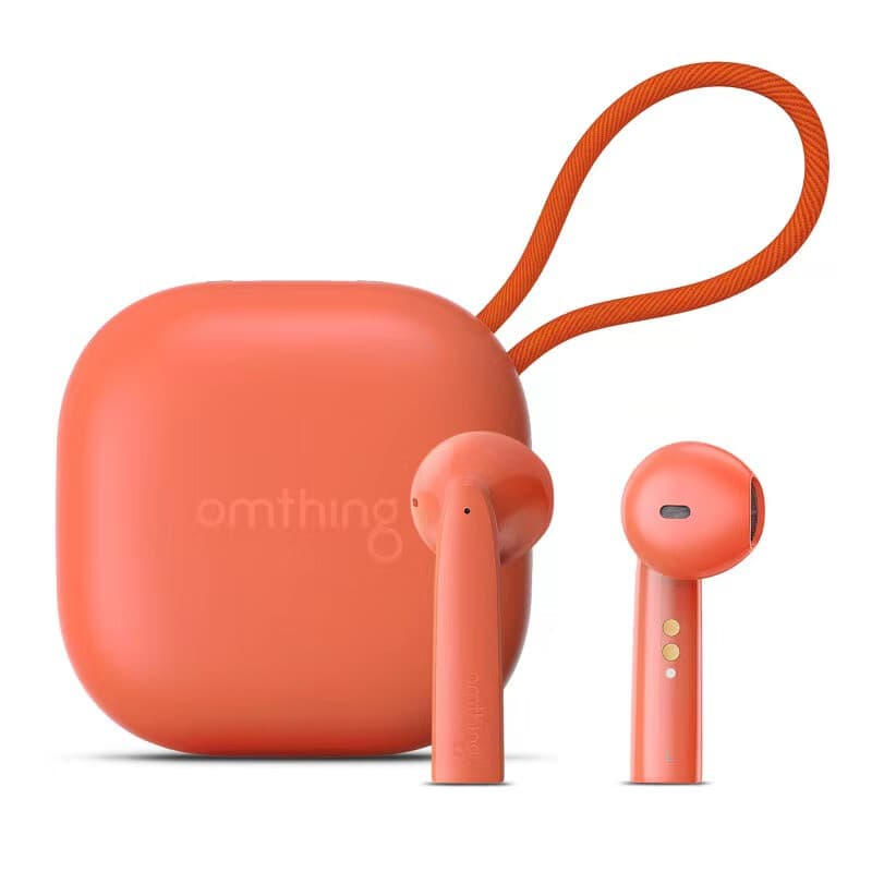 omthing AirFree Pods EO005 (wit zwart oranje) compatibele draadloze oortjes voor Apple en Android oranje — afbeelding 1
