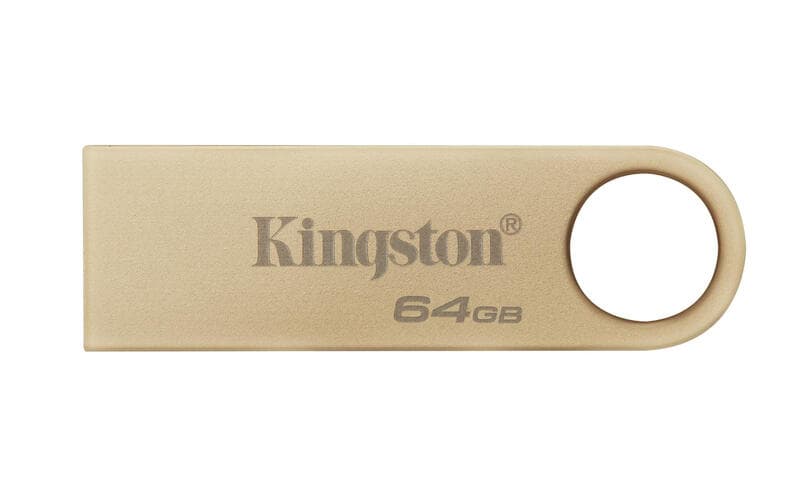 Kingston Technology DataTraveler 64 GB 220 MB/s metalen USB 3.2 Gen 1 SE9 G3 — afbeelding 1
