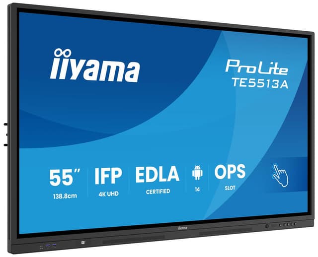 iiyama 55" Google EDLA-gecertificeerd IFP - interactief scherm voor naadloze integratie en samenwerking in onderwijs en bedrijfsleven