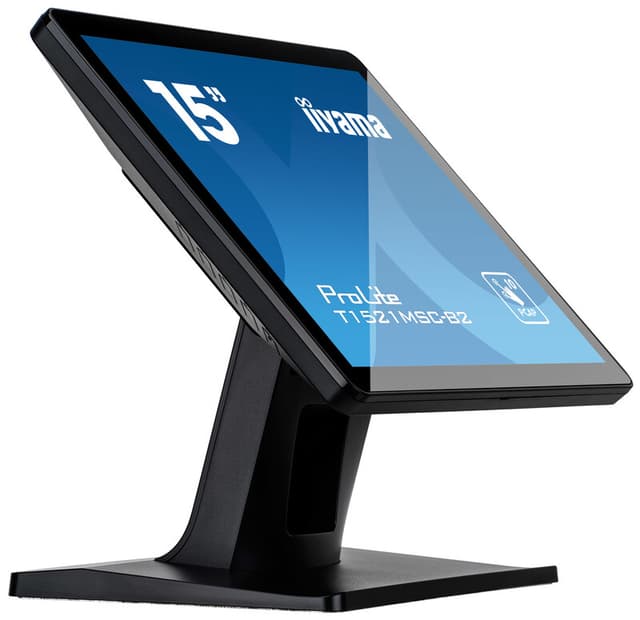 iiyama ProLite T1521MSC-B2 computermonitor 38,1 cm (15") 1024 x 768 pixels XGA LED touchscreen tafelblad zwart
