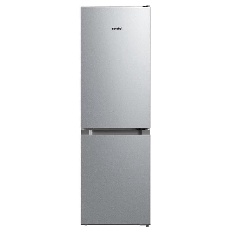 Comfee' RCB169DS2(E) koel-vriescombinatie, 150 cm hoog, 115 l + 59 l, verminderde ijsvorming, instelbare temperatuur, energieklasse E, zilver — afbeelding 1