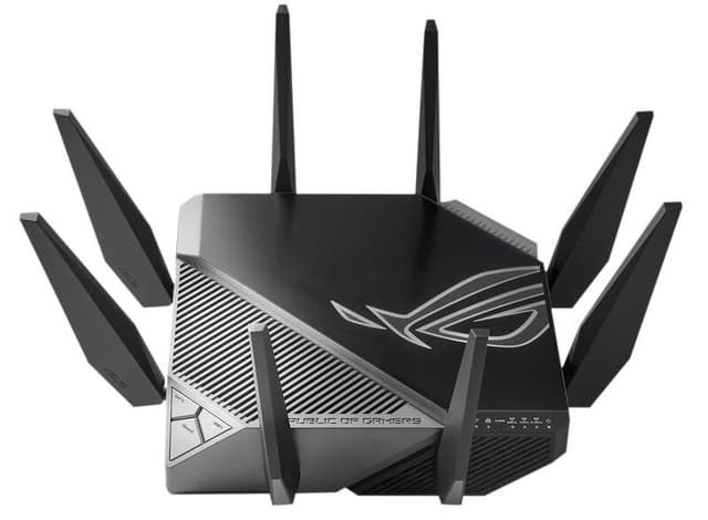 ASUS GT-AXE11000 draadloze router gigabit ethernet tri-band (2,4 GHz / 5 GHz / 6 GHz) Zwart