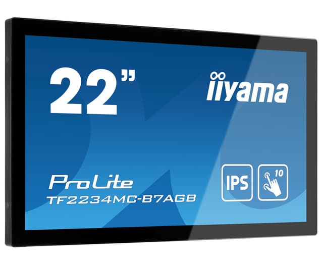 iiyama ProLite inbouwmonitor met 10-punts touchscreen, antireflecterend glas en hoge helderheid