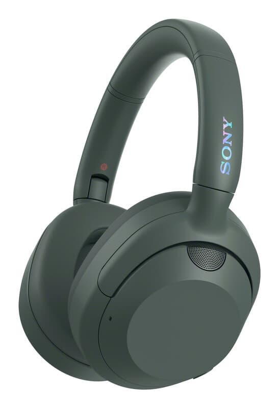 Sony ULT WEAR - Draadloze Bluetooth-koptelefoon met ULT POWER SOUND, ultieme diepe bas, ruisonderdrukking, heldere gesprekskwaliteit, tot 30 uur batterijduur, iOS & Android - bosgrijs