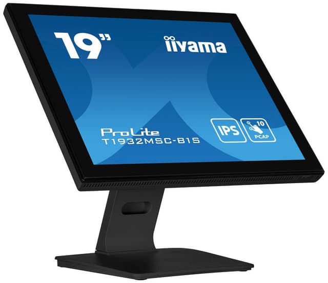 iiyama ProLite T1932MSC-B1S computermonitor 48,3 cm (19") 1280 x 1024 pixels Full HD LED touchscreen voor op tafel zwart