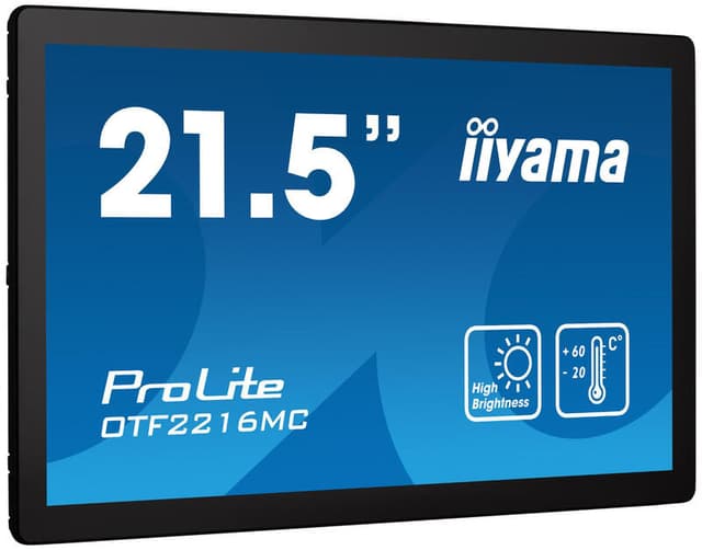 iiyama OTF2216MC-B1 computermonitor 54,6 cm (21.5") 1920 x 1080 pixels Full HD LCD aanraakscherm zwart