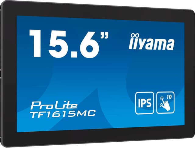 iiyama ProLite TF1615MC-B1 computermonitor 39,6 cm 1920 x 1080 pixels Full HD touchscreen zwart