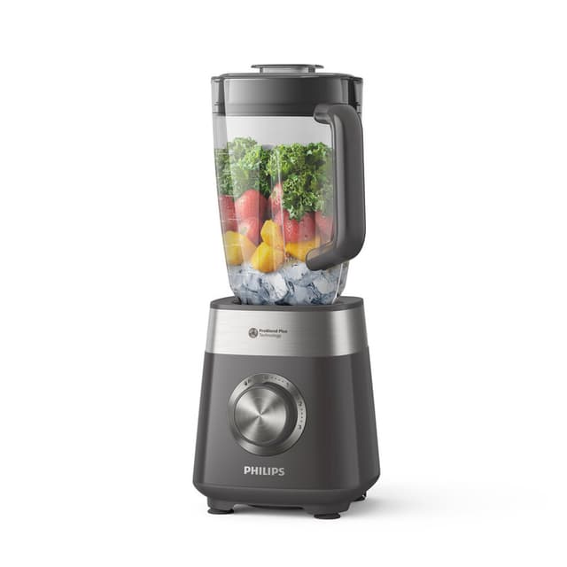 Philips Blender HR3020/20 - Krachtige motor van 1000 watt – Veelzijdig gebruik - Vaatwasserbestendig - 1,5 liter mengkan