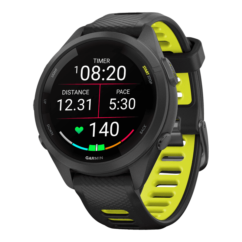Garmin Forerunner 265S - Sporthorloge met GPS - Geschikt voor hardlopen - 42 mm - Zwart — afbeelding 1