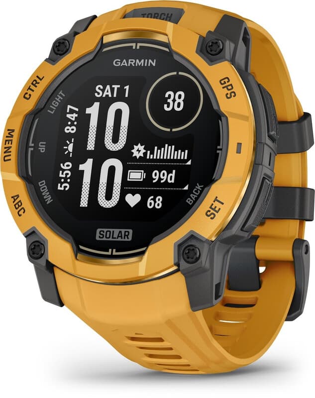GARMIN Instinct 3 - solar GPS - smartwatch - 50 mm - Sunburst