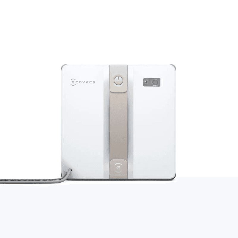 ECOVACS WINBOT MINI raamreinigingsrobot, compact ontwerp, dubbele sproeiers met ultrasone verstuiving, 9-laags beveiligingssysteem, intelligente padplanning, 4 reinigingsmodi, antislipsysteem, wit — afbeelding 1