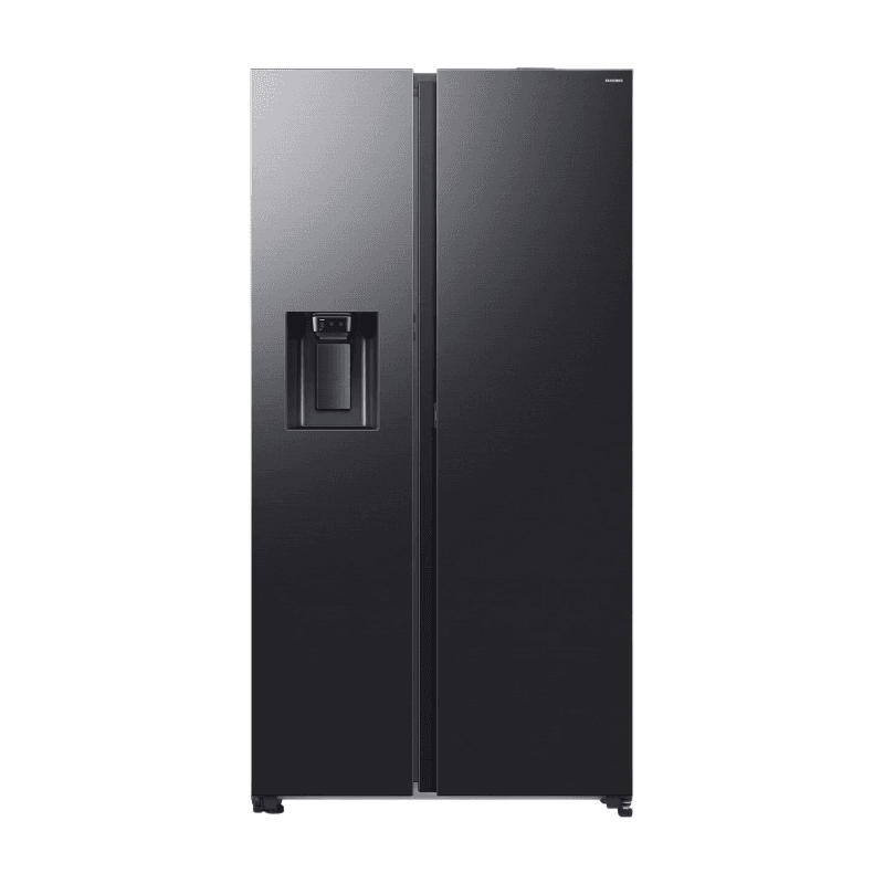 Samsung RS80F66KBFEF vrijstaande koel-vriescombinatie - design met naast elkaar geplaatste compartimenten - Twin Cooling-systeem - water- en ijsdispenser — afbeelding 1