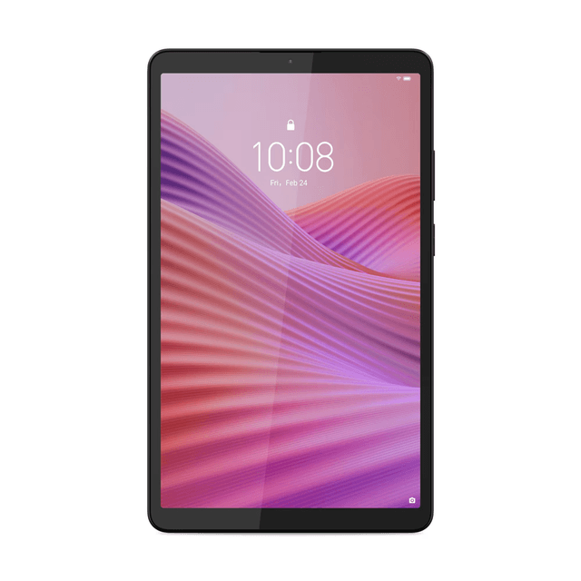 Lenovo Tab One 8,7 inch Wi-Fi tablet – 4 GB RAM, 128 GB opslag, HD IPS touchscreen, heldere hoes, Luna grijs