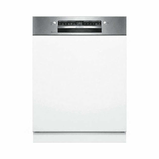 Bosch SMI4EAS28E - Serie 4 - Inbouwvaatwasser - 60 cm - Geborsteld staal - Energielabel A - Home Connect