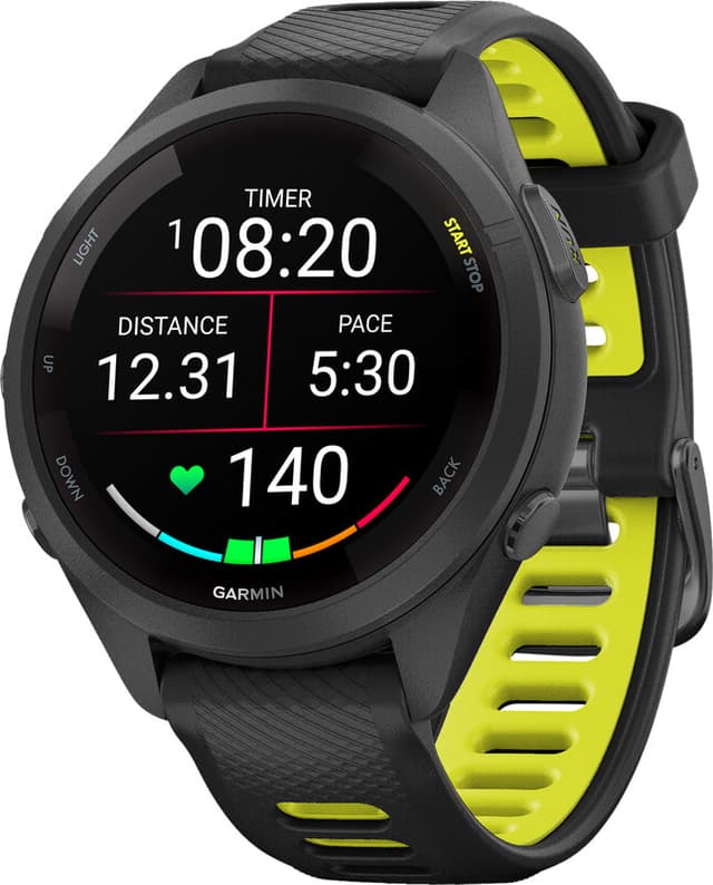 Garmin Forerunner 265S - Sporthorloge met GPS - Geschikt voor hardlopen - 42 mm - Zwart