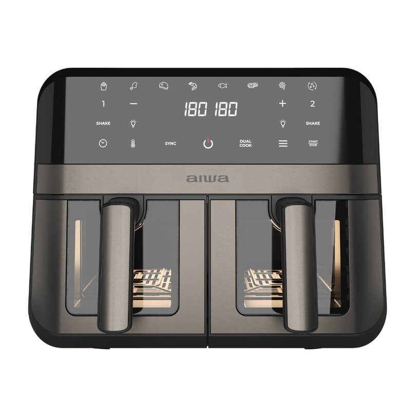 Aiwa AFR9000 Futago 9 l (4,5 l+4,5 l) heteluchtfriteuse — afbeelding 1