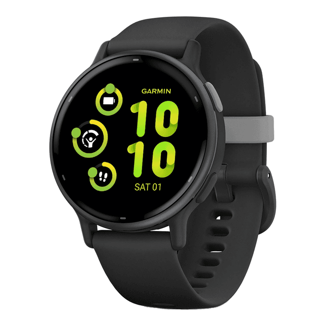 GARMIN Vivoactive 5 30 mm, leisteen / zwart