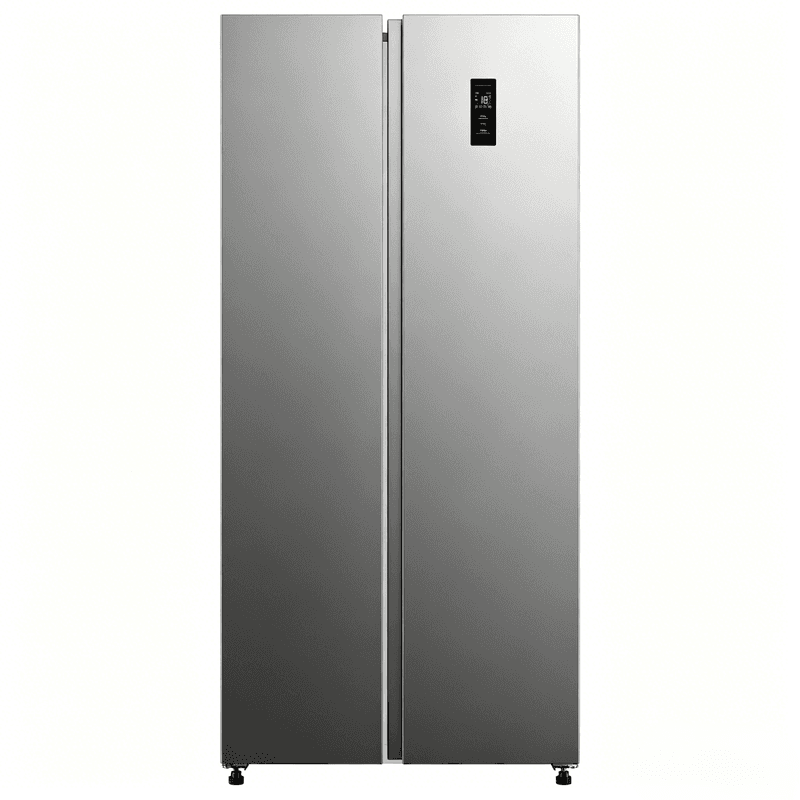 Sonlu+SBS+CC-520WE+444L grote inhoud, volledig vorstvrij, ultrastille werking met slechts 40 dB, snelle koeling en een design in licht zilver — afbeelding 1