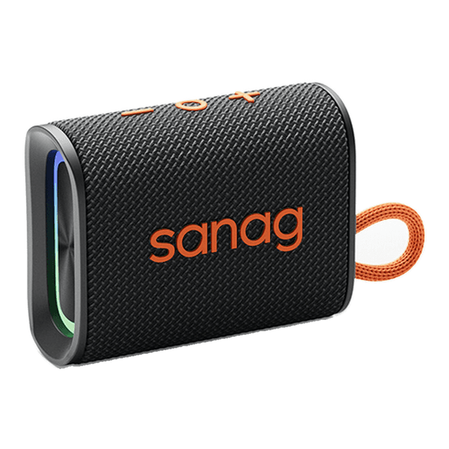 sanag M13SIIProMax draagbare draadloze bluetooth-luidspreker van geweven stof met krachtige bas, RGB, IPX7 waterdicht, HIFI outdoor speaker, S-M13SIIProMax-PT-Speaker-Black