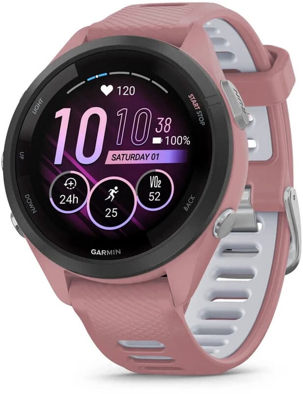 Garmin Forerunner 265S - Sporthorloge met GPS - Geschikt voor hardlopen - 42 mm - Roze — afbeelding 1