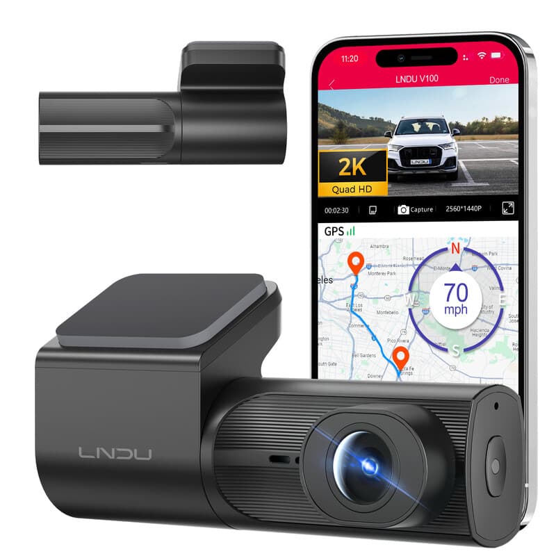 LNDU V100 1 Kanaal Dashcam Zonder Scherm — afbeelding 1