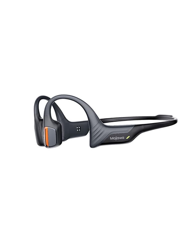 Mojawa Purra Run beengeleidende sporthoofdtelefoon, open-oor bluetoothhoofdtelefoon met microfoon, IP67-waterdicht, diepe bas, spraakbediening, stevige pasvorm voor hardlopen, fietsen en trainingen (zwart) — afbeelding 1