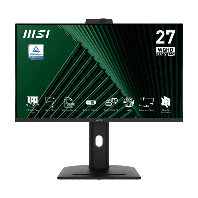 MSI Pro MP275QPDG computermonitor 68,6 cm (27 inch) 2560 x 1440 pixels Wide Quad HD LCD zwart