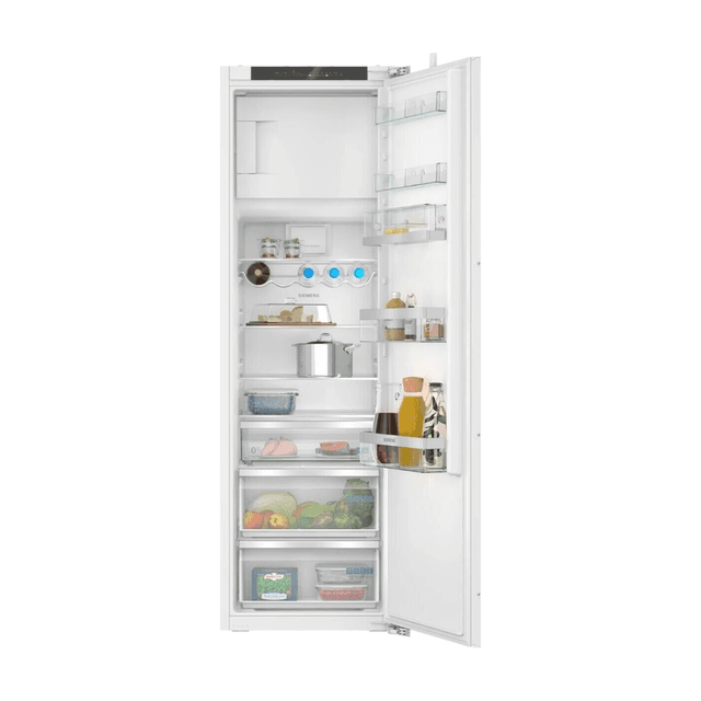 Siemens KI82LADD0 ingebouwde koelkast - 80 cm hoogte - vaste deurscharnier - LED-verlichting - omkeerbare deur - wit