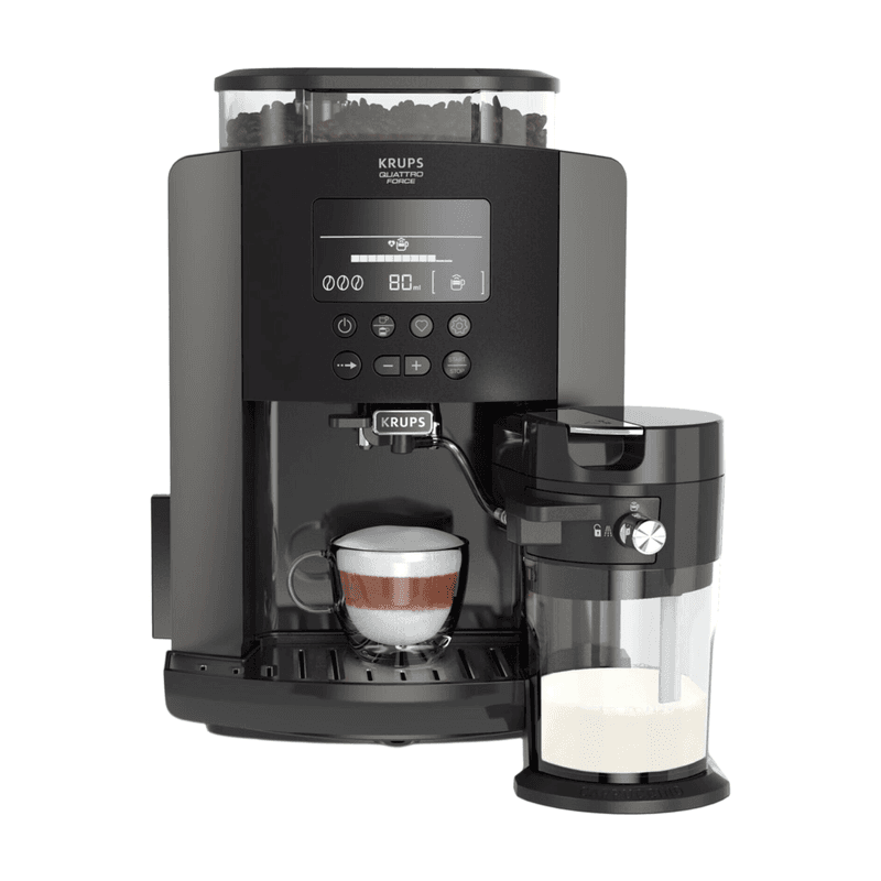 Krups Essential EA819E automatische koffiemachine met cappuccino Quattro Force — afbeelding 1