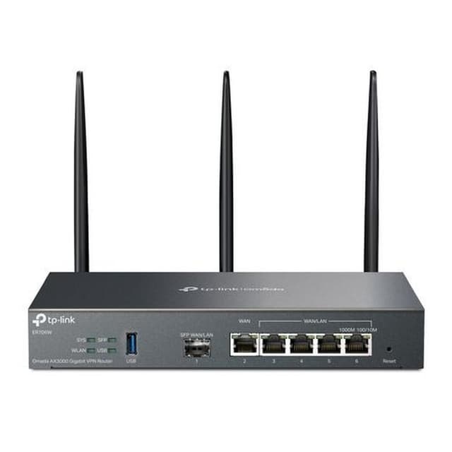TP-Link Omada ER706W draadloze router gigabit-ethernet dual-band (2,4 GHz / 5 GHz) zwart