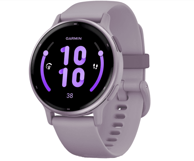 Garmin vivoactive 5 - slimme horloge met band - siliconen - orchidee