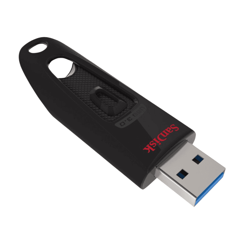 SanDisk Ultra USB-stick – 128 GB, USB 3.0 — afbeelding 1
