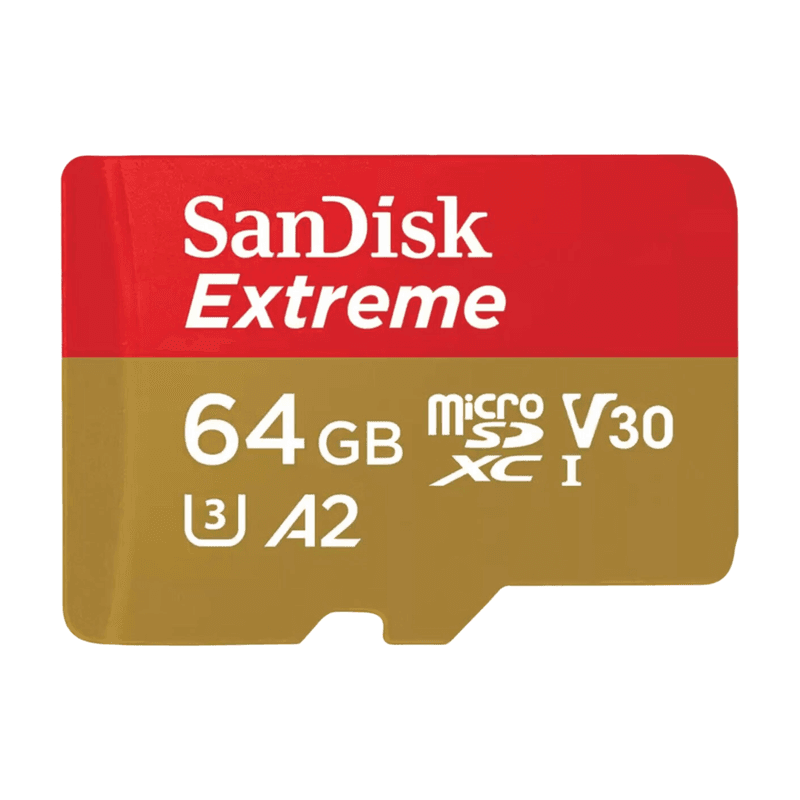 SanDisk Extreme microSDXC-kaart – 64 GB, V30 — afbeelding 1