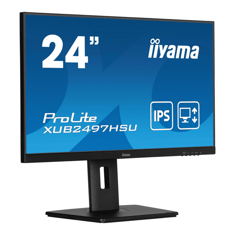 iiyama 24 inch paneel met IPS-technologie met in hoogte verstelbare standaard en 100 Hz verversingssnelheid — afbeelding 1