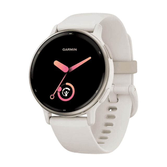 GARMIN Vivoactive 5 AMOLED 42 mm Smartwatch - Crèmegoud/Ivoor