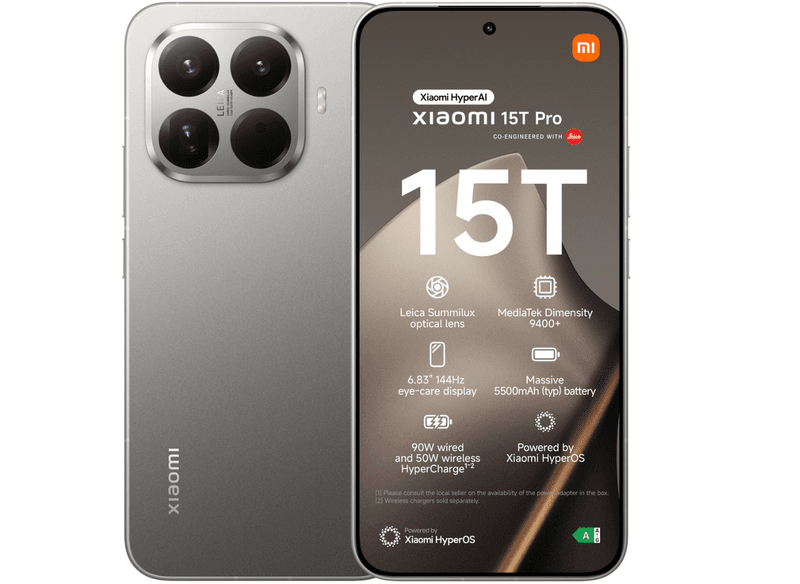 Xiaomi 15T Pro Titanium 12 GB RAM 512 GB ROM — afbeelding 1