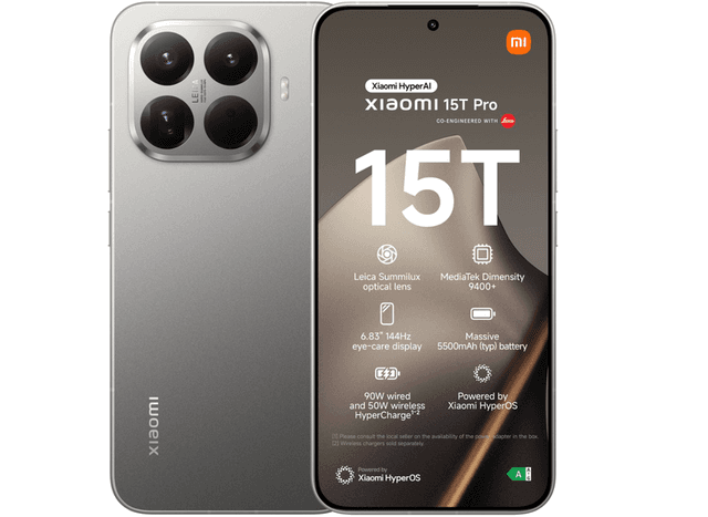 Xiaomi 15T Pro Titanium 12 GB RAM 512 GB ROM
