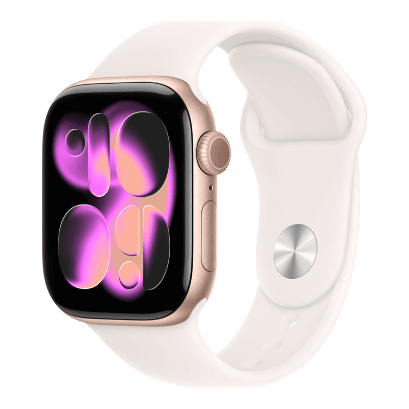 Apple Watch Series 11 GPS + Cellular 42 mm, Roségoud, S/M — afbeelding 1