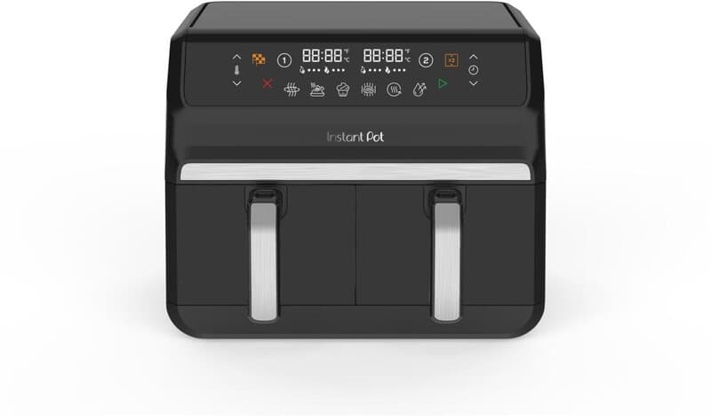 Instant Pot Vortex digitale airfryer met dubbele lade 8 l – gesynchroniseerde dubbele bereiding dubbele mand met ClearCook-technologie 8-in-1 slimme programma's — afbeelding 1