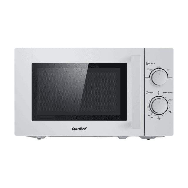 Comfee magnetron, 20 L, mechanische bediening, 5 vermogensstanden, 700 W, inwendige verlichting, eenvoudige ontdooifunctie, zilver