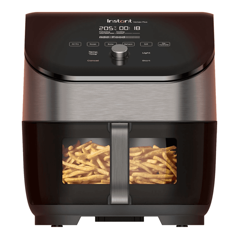 Instant Vortex Plus ClearCook & OdourErase 5,7L 6-in-1 airfryer met kijkvenster – RVS — afbeelding 1