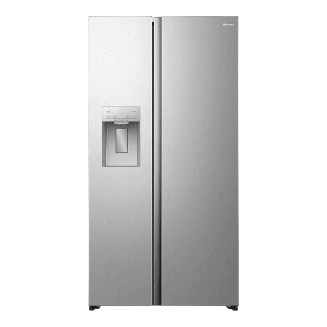 Hisense RS5P528STIE - Amerikaanse koelkast - breedte 91,1 cm - hoogte 178,6 cm - inhoud 528 liter - NoFrost koel-vriescombinatie - roestvrijstalen look