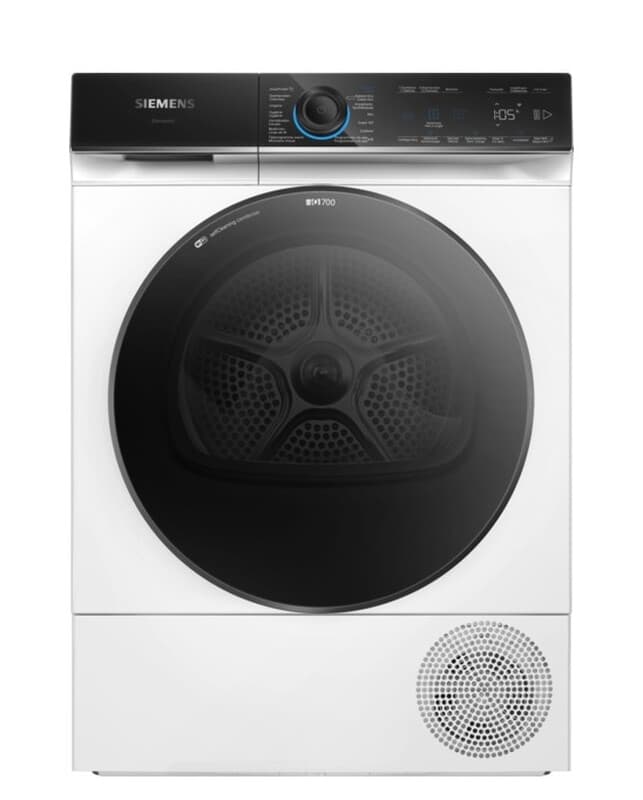Siemens WQ46B2C4FG vrijstaande wasdroger - warmtepomptechnologie - energiezuinig - sensordroging - grote capaciteit — afbeelding 1