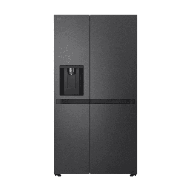 LG GSLC41EPPE vrijstaande koel-vriescombinatie - side-by-side-ontwerp - Total No Frost - water- en ijsdispenser - slimme diagnose